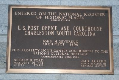 U.S. Post Office and Courthouse Marker. Click for full size. U.S. Post Office and Courthouse Marker image. Click for full size.