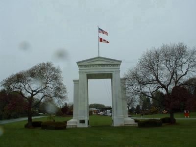 Peace Arch image. Click for full size.