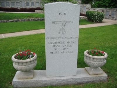 108th Machine Gun Battalion Memorial. Click for full size. 108th Machine Gun Battalion Memorial image. Click for full size.