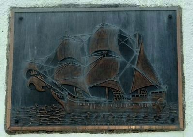 Mayflower Plaque image. Click for full size.