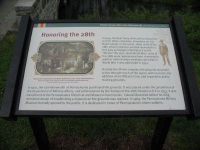 Honoring the 28th Marker. Click for full size. Honoring the 28th Marker image. Click for full size.