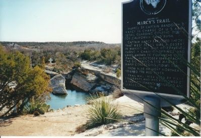 Route of Marcy’s Trail Marker image. Click for full size.