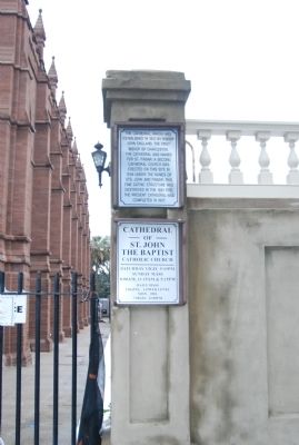 Cathedral of St. John the Baptist Marker image. Click for full size.