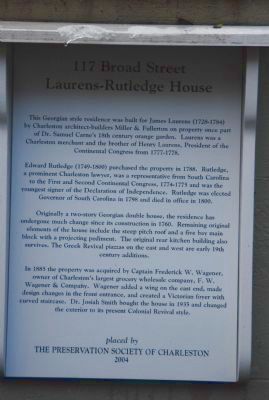 117 Broad Street Marker. Click for full size. 117 Broad Street Marker image. Click for full size.