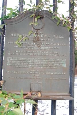 St. Andrew's Hall Marker image. Click for full size.