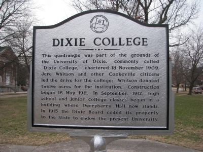 Dixie College Marker image. Click for full size.