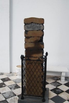 Stone Pillar from Giant's Causeway. Click for full size. Stone Pillar from Giant's Causeway image. Click for full size.