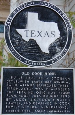 Old Cook Home Marker. Click for full size. Old Cook Home Marker image. Click for full size.
