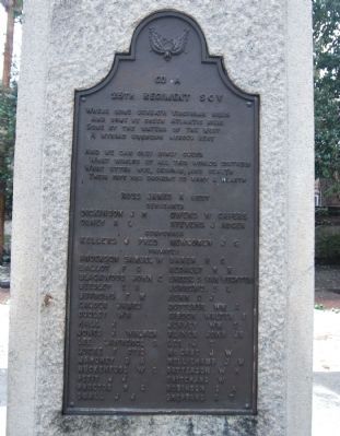 Washington Light Infantry Monument Marker. Click for full size. Washington Light Infantry Monument Marker image. Click for full size.