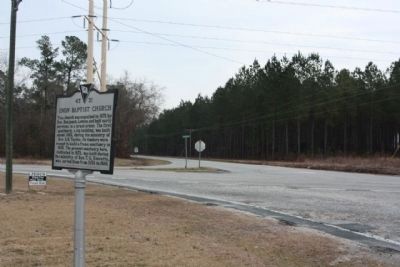 Church Marker seen at the intersection of Starks Ferry Road and Pinewood Road (State Road 120). Click for full size. Church Marker seen at the intersection of Starks Ferry Road and Pinewood Road (State Road 120) image. Click for full size.