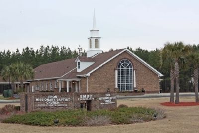Enon Baptist Church Marker image. Click for full size.