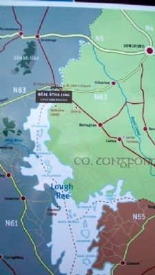 Map of Lanesborough / Bal tha Liag on Marker image. Click for full size.