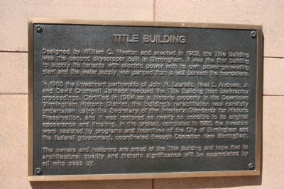 Title Building Marker image. Click for full size.