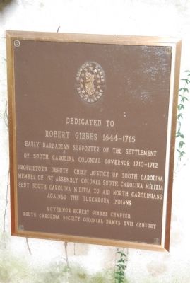 Robert Gibbes Marker image. Click for full size.