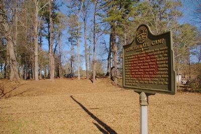 Confederate Camp Marker. Click for full size. Confederate Camp Marker image. Click for full size.