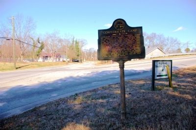Confederate Camp Marker image. Click for full size.