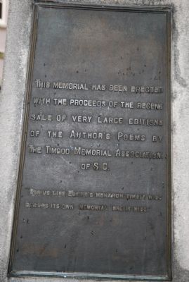 Henry Timrod Marker image. Click for full size.
