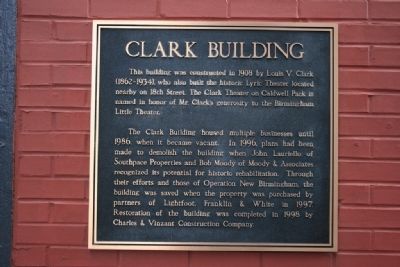 Clark Building Marker image. Click for full size.