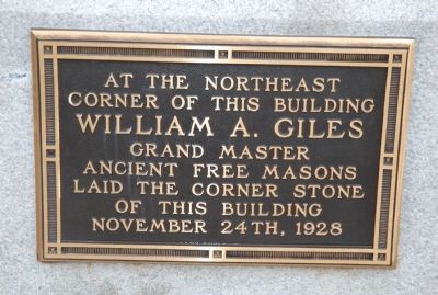 Additional marker for the South Carolina Bank and Trust building. image. Click for full size.