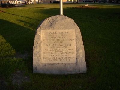 Sallie Salter Monument image. Click for full size.
