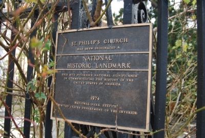 St. Philips Church Marker # 73001695 image. Click for full size.