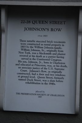 Johnson's Row Marker image. Click for full size.