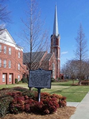 First Baptist Church. Click for full size. First Baptist Church image. Click for full size.