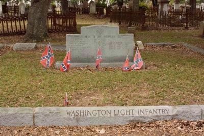 Washington Light Infantry Memorial At Charleston's Magnolia Cemetery. Click for full size. Washington Light Infantry Memorial At Charleston's Magnolia Cemetery image. Click for full size.