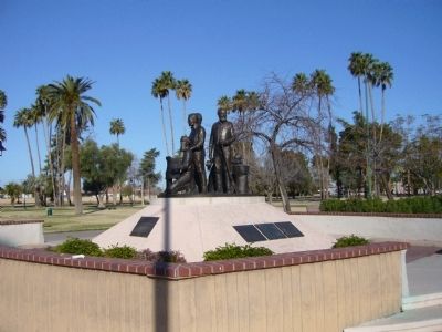 Mesa Pioneer Monument. Click for full size. Mesa Pioneer Monument image. Click for full size.