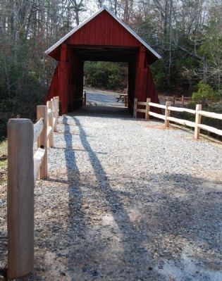 Campbell's Covered Bridge - North Entrance<br>Former Pleasent Hill Road image. Click for full size.