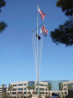 U.S.S. Arizona Signal Mast image. Click for full size.