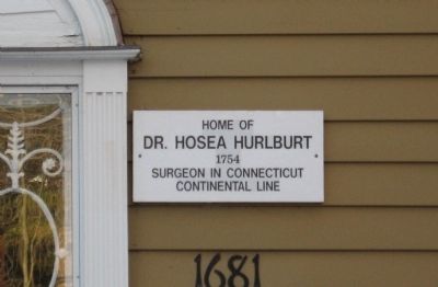 Dr. Hosea Hurlburt House Marker image. Click for full size.