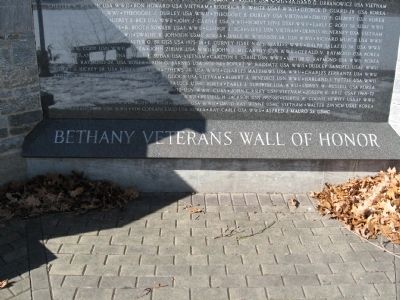 Bethany Veterans Wall Of Honor image. Click for full size.