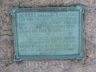 Robert Wallace Marker. Click for full size. Robert Wallace Marker image. Click for full size.