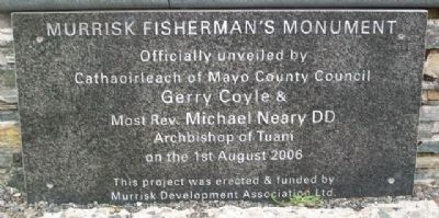 Murrisk Fisherman's Monument Marker image. Click for full size.