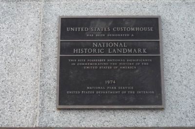 United States Customhouse Marker image. Click for full size.