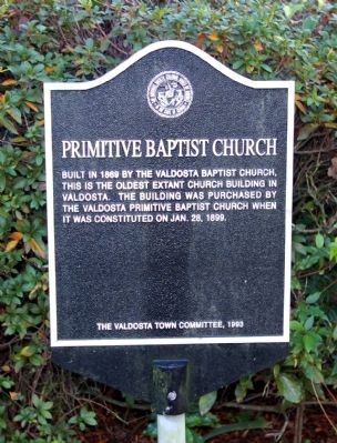 Primitive Baptist Church Marker image. Click for full size.