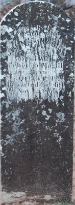 John Magill Headstone image. Click for full size.