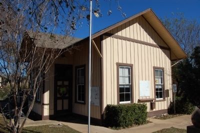 Marble Falls Depot. Click for full size. Marble Falls Depot image. Click for full size.