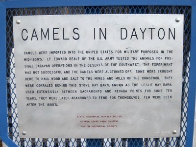 Camels in Dayton Marker image. Click for full size.