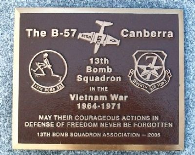 13th Bomb Squadron Memorial. Click for full size. 13th Bomb Squadron Memorial image. Click for full size.