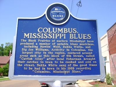 Columbus Mississippi Blues Marker. Click for full size. Columbus Mississippi Blues Marker image. Click for full size.