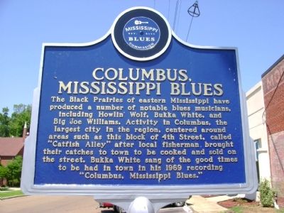 Columbus Mississippi Blues Marker image. Click for full size.