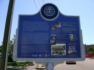 Columbus Mississippi Blues Marker Back. Click for full size. Columbus Mississippi Blues Marker Back image. Click for full size.