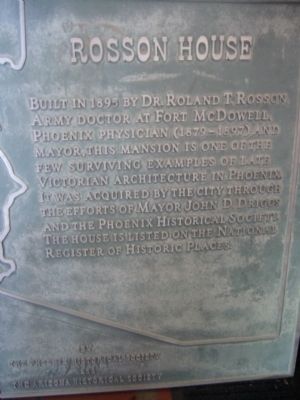 Rosson House Marker image. Click for full size.