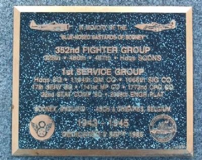 352nd Fighter Group Memorial. Click for full size. 352nd Fighter Group Memorial image. Click for full size.