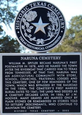 Naruna Cemetery Marker image. Click for full size.