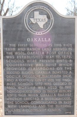 Oakalla Marker image. Click for full size.