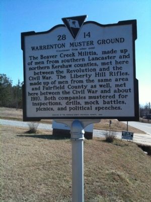 Warrenton Muster Ground Marker (reverse) image. Click for full size.