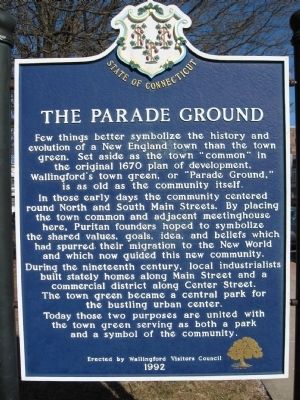 The Parade Ground Marker. Click for full size. The Parade Ground Marker image. Click for full size.